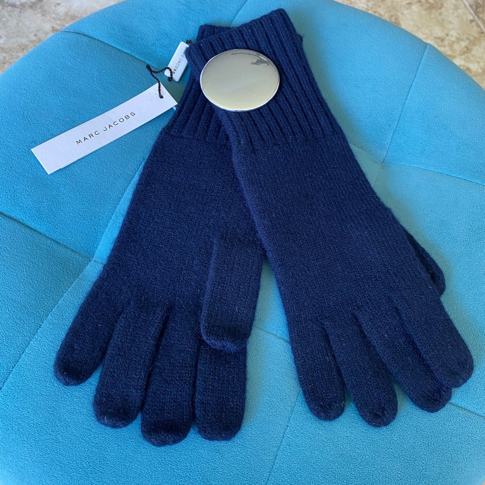 MARC JACOBS Cashmere Glove Navy NEW